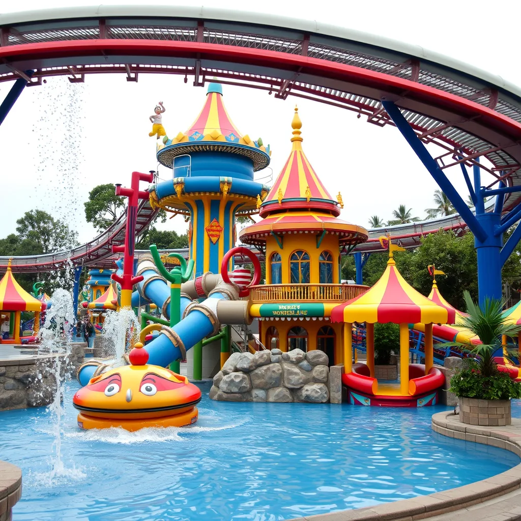 Amusement Parks - Wonderland Adventure Waterpark Galuh Mas Karawang